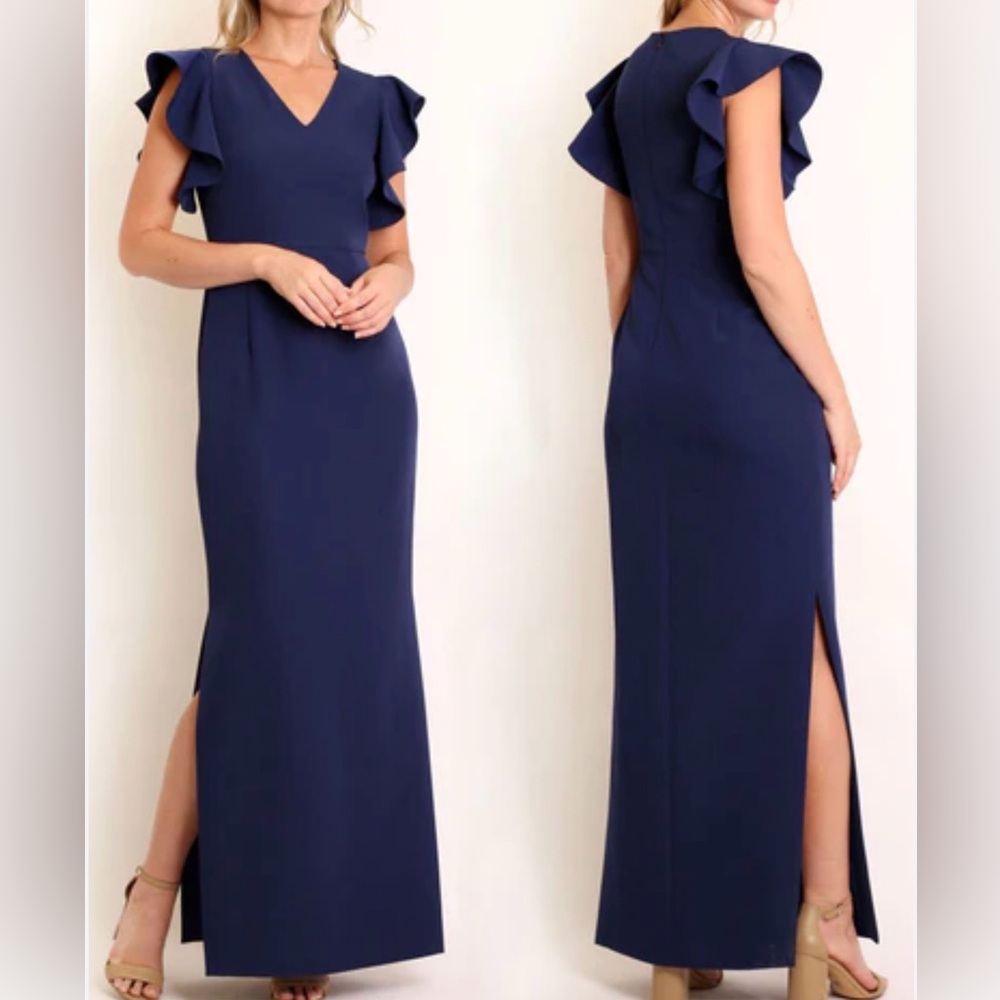 Camilyn Beth Navy Gown Size 10